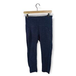 Gaiam Blue Heather Capri Leggings Size S